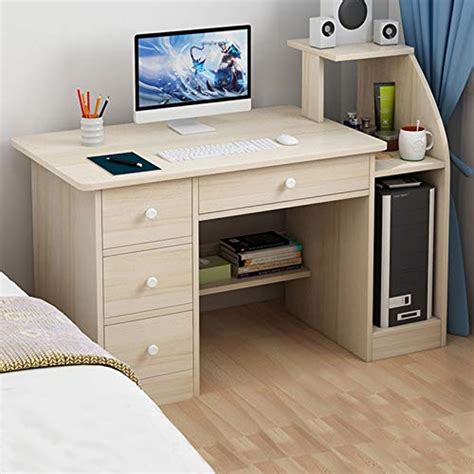 Buy Shudage Computer Desk Home Office Desks With Shelf Student Study