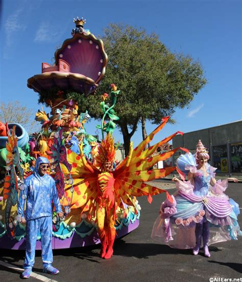Festival Of Fantasy Parade Details Revealed Debs Digest Mermaid Float Electric Parade