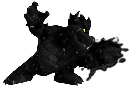 Black Paint Bowser Punching By Transparentjiggly64 On Deviantart
