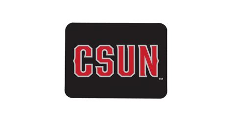 Csun Logo On Black Magnet Zazzle