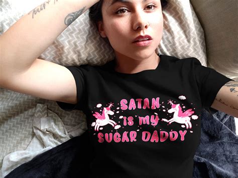 satan is my sugar daddy tumblr t shirt great t idea for etsy
