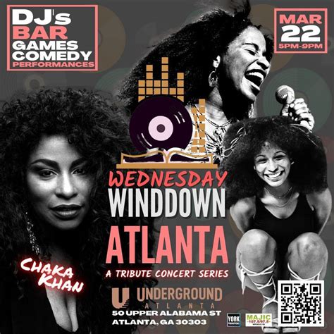 Atlantas Wednesday Wind Down A Tribute Concert Series Underground Atlanta 22 March 2023