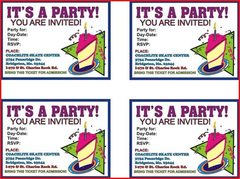Free Birthday Invitations Printable For Adults
