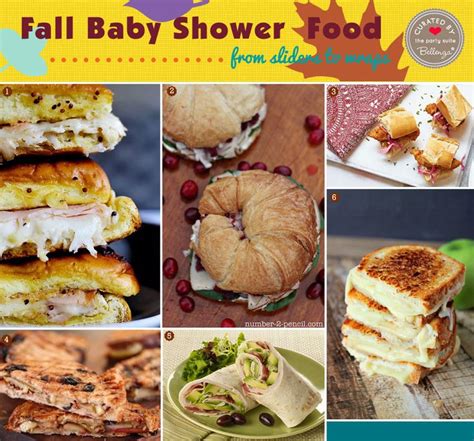 Fall Baby Shower Menu Ideas Baby Shower Fall Fall Baby Shower Food