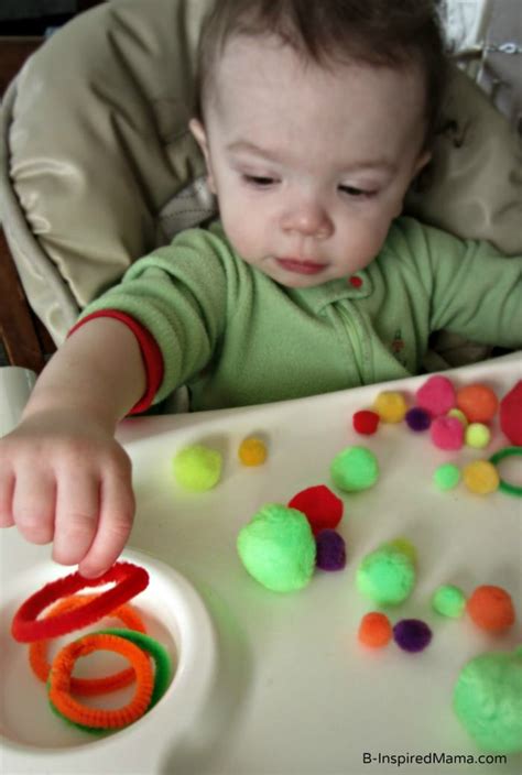 Simple Toddler Sensory Play Exploring Circles B Inspired Mama