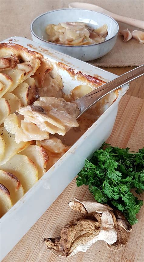 Gratin dauphinois aux cèpes Sabarot