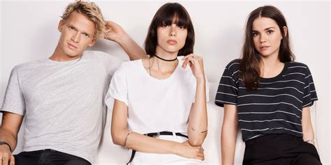 Maia Mitchell Cody Simpson Star In Bonds New Homegrown Tee Campaign Together Cody Simpson