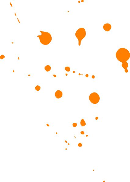 Paint Splat Orange Clip Art At Vector Clip Art Online