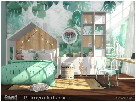 Severinkas Palmyra Kids Room In 2020 Sims 4 Bedroom Kids Bedroom