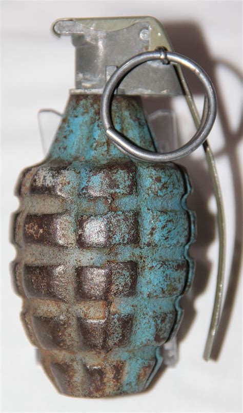 E505 Inert Wwii Mkii Practice Grenade With M10a3 Fuse B And B Militaria