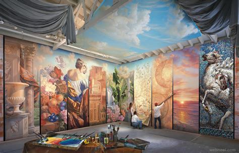 30 Beautiful Wall Mural Paintings For Your Inspiration