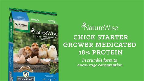 Nutrena Naturewise Chick Starter Grower Medicated Feed Youtube