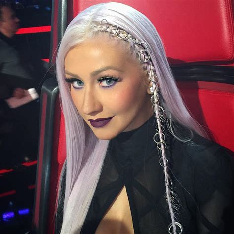 Christina Aguilera On The Voice Live Show 9 And 10 Promo Stills