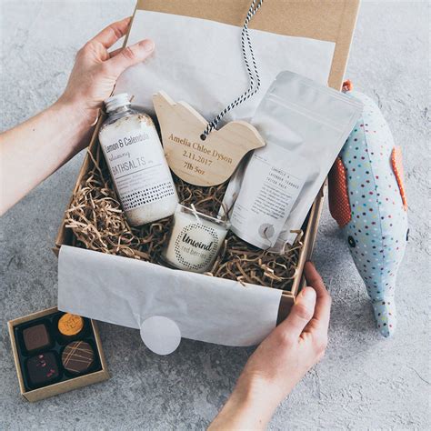 Everything about baby gift giving in one place. 'hello baby' personalised gift box by fora creative ...