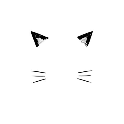 Cat Picsart Photo Studio Sticker Ear Cat Png Download Free Transparent Cat Png