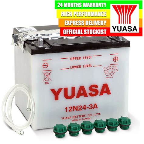 Yuasa motorcycle technology has been developed and improved over time to fulfil the increasing demands of both bike manufacturers and consumers. Genuine Yuasa 12N24-3A Motorcycle / Motorbike Battery Dry ...