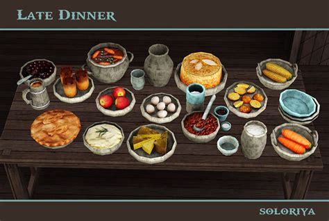 Soloriya Late Dinner Sims 3 Sims Sims 3 Food