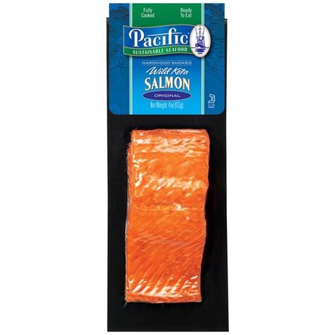 Pacific Sustainable Seafood Wild Keta Hardwood Smoked Original Salmon