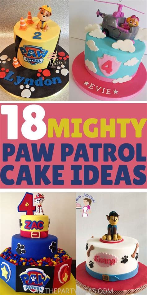 One (1) 300 dpi high resolution pdf file formatted to be printed on us letter/a4 size. Best PAW PATROL CAKES for a boy or girly girl or unisex ...