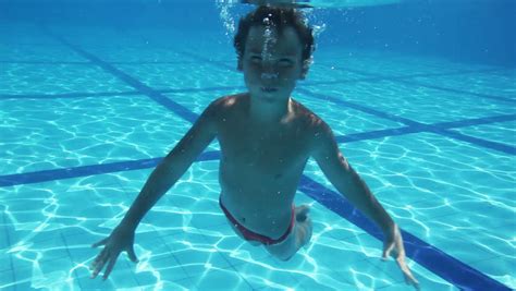 Young Boy Having Fun Underwater Stock Footage Video 100 Royalty Free