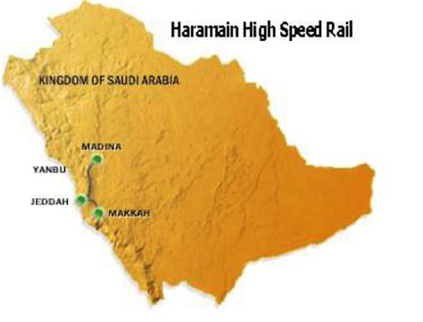 Saudi Rail Network Map