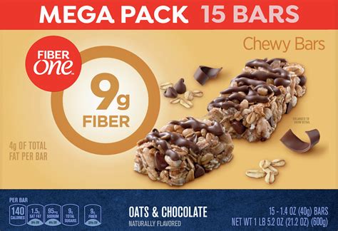 fiber one chewy bar oats and chocolate 15 ct crowdedline delivery