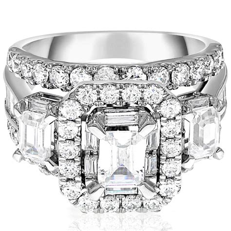 395 Ct Tw Diamond Ring 14k White Gold Sams Club Diamond Ring