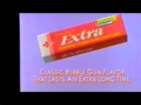 The story of sarah & juan commercial. 1992 Extra Gum "Bubble Gum Flavor" TV Commerical - YouTube