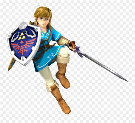 Zelda Link Transparent Clipart Breath Of The Wild Link Ssb4 Png