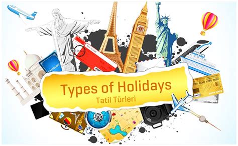Types Of Holidays Teaching Resources
