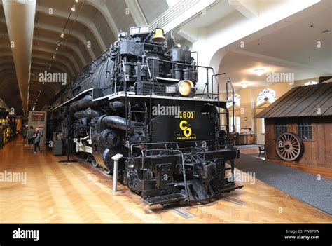 The Allegheny Steam Locomotive At The Historical Henry Ford Museum In