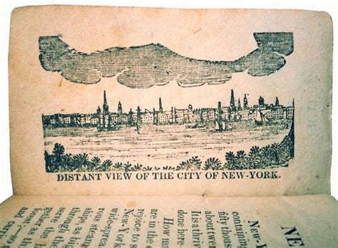 Picture Of New York Miniature Guide From 1825 Par Anon 1825 First