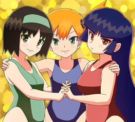 Misty Sabrina And Erika Pokemon And 3 More Drawn By