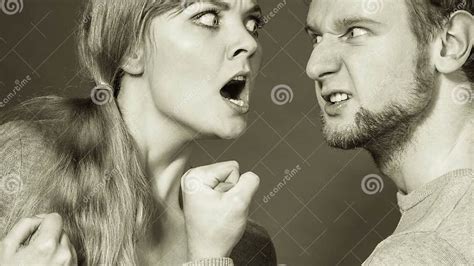 People In Fight Young Couple Arguing Stock Photo Image Of