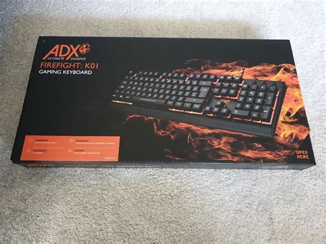 adx ultimate gaming firefight gaming keyboard in telford for £10 00 for sale shpock