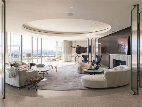 Living Circular Luxury Living Room Decor Interior Design Lounge