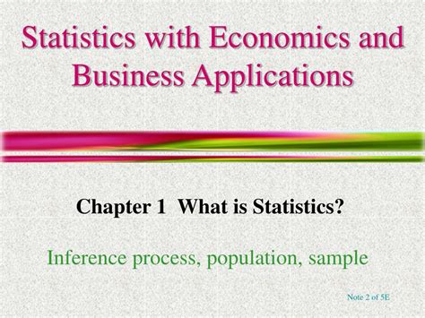 Ppt Statistics With Economics And Business Applications Powerpoint