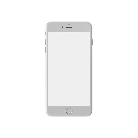 Download Iphone 6 Plus Silver Png Image For Free
