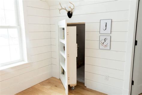 I like the deeper shelves you have, do they roll open easily? DIY Hidden Bookcase Door (3 of 12) - Bright Green Door