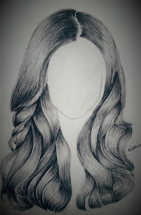 Pencil Drawing Of Hair By Dubz002 On Deviantart