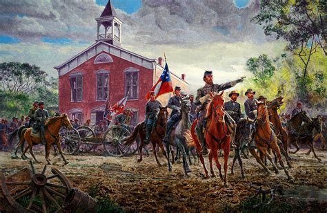 American Civil War Painting By Celestial Images