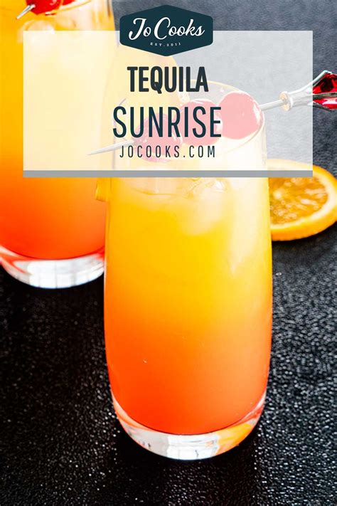 Tequila Sunrise Jo Cooks