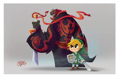 The Legend Of Zelda Windwaker Fan Art Gus Batts Character Design