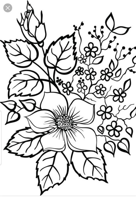 68 Flower Arrangement Coloring Pages Evelynin Geneva