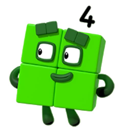 Numberblock Four Cheery By Alexiscurry On Deviantart