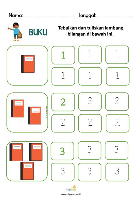 Menebalkan Lambang Bilangan Sigemas