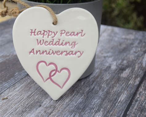 Happy Pearl Wedding Anniversary 30th Wedding Anniversary Etsy