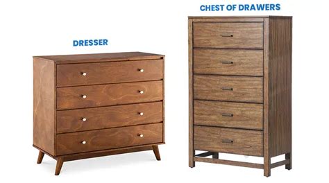Chest Of Drawers Vs Dresser Comparison And Uses Designing Idea
