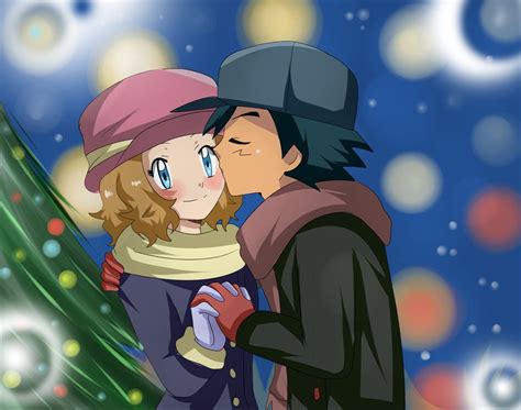 Christmas Coming Amourshipping By Hikariangelove On Deviantart Pokemon Ash And Serena Pokemon