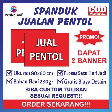 Jual Spanduk Sepanduk Banner Bener Baner Benner Backdrop Usaha Jual